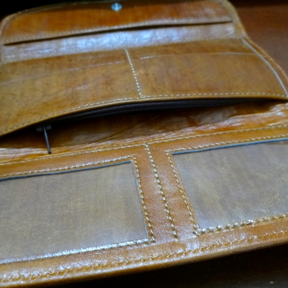 1PC Beautiful African Mudcloth Leather Wallet - Picture 16 of 16